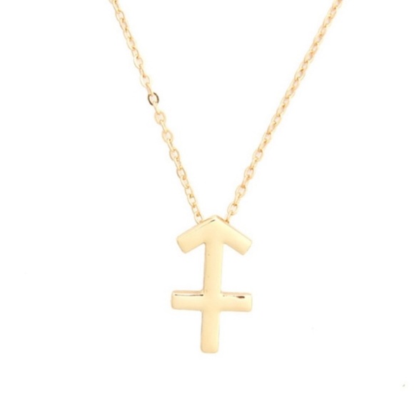 New SAGITTARIUS Gold Charm Zodiac Necklace - Picture 2 of 14